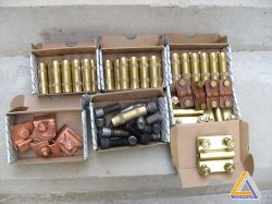 Муфта з’єднувальна, наконечник, затискач хрестоподібний