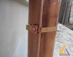  Хомут для кріплення дроту мідний, “DEHN” 